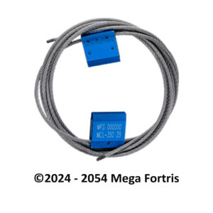 Mega Cable Lock 2B, High Security Seals, Trailer Seals, Container Seals